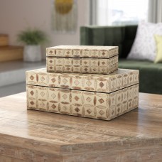 Mistana Jodi 2 Piece Decorative Inlay Box Set MTNA4549